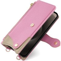 Makeup Mirror Leather Zipper Wallet Case For OPPO Find X9 Pro X8S Ultra X8 X7 X6 X5 Lite Crossbody Multi 3 Cards Wrist Cover