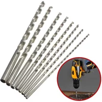 1pc Extra Long HSS Drill Bit 160mm 200mm Straight Round Shank Drill Bit 1.5-5.5mm For Metal Wood Aluminum Plastic Drilling Tool