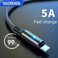 5A USB Type C Cable Fast Charging Micro USB Phone Charger Data Cord For Samsung Xiaomi Huawei Oneplus Quick Charge USB C Cable