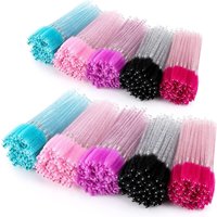 1000 Disposable Mascara Wands – Eyelash Spoolie Brushes for Eyebrows, Lash Extensions Colorful Wholesale Beauty Tools