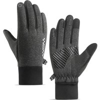 AliExpress Non-slip Kids Winter Gloves Touch Screen Thicken Cycling Riding Mittens Full-finger Waterproof Children Bicycle Gloves