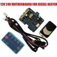 12V 24V Universal Air Diesel Heater Monitor Switch Control Panel Remote Board Motherboard Wire Harness For Car Truck