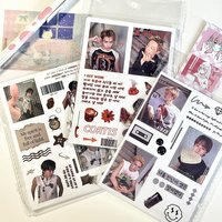 CORTIS Laminating Stickers Korean Celebrity Kpop High-Beauty Planner Material Waterproof Stickers