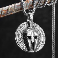 Roman Warriors Amulets Men Necklaces Stainless Steel Pendant Chain Women Punk Fashion Jewelry New In Accessories Gifts Wholesale