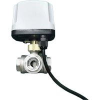 Robinet à tournant sphérique motorisé étanche DN15 3 voies 304 en acier inoxydable IP65 220V 12V 24V 3 fils 2 contrôle vanne à tournant sphérique électrique de Type T