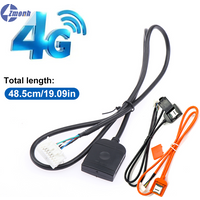 New!4G Sim Card Slot Adapter For Android Radio Multimedia Gps 4G 20pin Cable Connector Car Accsesories Wires Replancement Parts