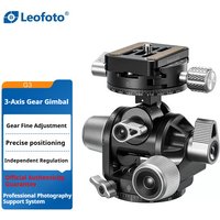 Leofoto G3 Four-Dimensional Gear Head Millimeter-Level Stability for DSLR, Macro, and Panorama Photography Compatible with Tripo