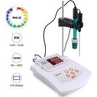 Testeur de PH/température 2 en 1, analyseur de qualité de l'eau, calibrage automatique de bureau, compteur d'acidité pour laboratoire, Aquarium, piscine, prise ue