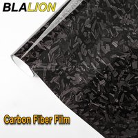 BLALION Carbon Fiber Film Glossy Car Body Film Forged Carbon Fiber Vinyl Wrap Film Self Adhesive Decal Sticker Car Accessories