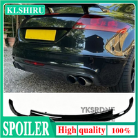 2008 - 2014 Carbon Fiber Rear Bumper Diffuser Lip for Audi TTS TT 2013 2014 Car Rear Bumper Diffuser Lip Spoiler Protector FRP