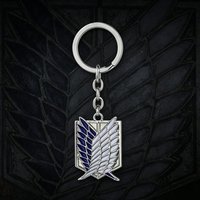 AOT Freedom Wings Keychain, Enamel Zipper Pendant, Bag Hanging Decorative Gift Item