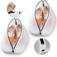 1PC Thickened shoe washing bag Anti-deformation shoe washing cover Polyester Cleaning bag Mesh bag Filter bag