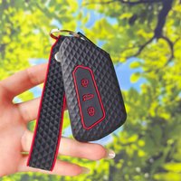 Auto Key Case For VW Golf 8 ID4 Cupra Formentor Tarraco Mk7 Gti Mk8 Skoda Octavia 4 Seat Leon Mk4 Cover Keychain Accessories