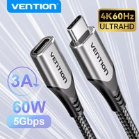 Vention USB C 3.1 Extension Cable 5Gbps USB C to Type C Extender Cord 4K60Hz for Thunderbolt 3/4 Cable for MacBook iphone 17 16