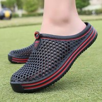 YRZL Men Shoes Beach Slippers Unisex Hollow Out Casual Women Beach Sandal Flip Flops Shoes Non-slip Size 36-45 Mens Slippers image 4