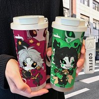AnimeThe Freak Circus Stainless Steel Insulated Cup Kawaii Outdoor Sports Portable Double Layer Large Capacity Water Cup