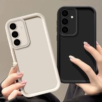 Candy Color Phone Case For Samsung S25 S24 S23 S22 Ultra Plus S21 S24 FE A55 A34 A15 A35 A52 A53 A54 A16 5G Soft Silicone Cover