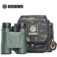 BOSHIWEI 10x42 HD Binoculars with Laser Rangefinder IPX7 Waterproof Ergonomic Design for Long Time Outdoor Viewing and Measuring