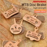 JSHOUBIKE Bicycle Hydraulic Disc Brake Pad MTB Copper sintering process for SHIMANO MT200 XT XTR M315 SRAM Avid BB5 BB7 E1