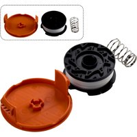 Upgrade Your Trimmer for Long Lasting Performance with For Black Decker Spool & Cap Replacement 3 Pack + Spring