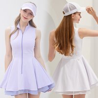 Polo Shirt Tennis Dress Chest Pads Shorts Soft High Stretchy Fitness Skorts Tummy Control Yoga Skirts Gym Clothing Activewear
