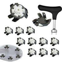 Golf Shoe Spikes 12pcs Anti Slip Golf Shoe Spikes Golf Cleat Golf Shoe Spikes Replacements Training Parts Golf Shoe Spikes
