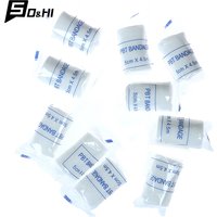 10 Rolls/lot 5cmx4.5m PBT Elastic Bandage First Aid Kit Gauze Roll Wound Dressing Nursing Emergency Care Bandage