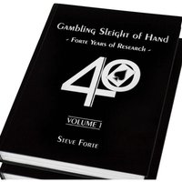 2020 Gambling Sleight of Hand by Steve Forte (1Volume-2Volume) Magic Tricks