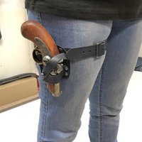 Mini Pistol Derringer Leg Garter Holster Renaissance Pirate Gear Leather Flintlock Holder Steampunk Larp Cowboy Cosplay Props