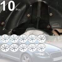 10Pcs For Audi A3 8P 1996 - 2019 A1 8X A4 B6 A5 8T A6 C4 Q5 8R Q7 4L TT 8J Star Washer Locking Heat Shield Clamping Exhaust Clip