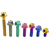 10Pcs Titanium Bolts Hex Head Screws M6 M8 Lightweight Fasteners for MTB Bike Motorcycle Bicycle Car Boat image 4