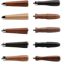 M10 Coffee Portafilter Handle Solid Wood Revolving Filter Holder Handle for 51/53/58mm Barista Tools Wooden Handle Cafe Supplies
