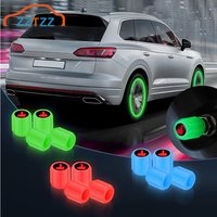 Fluorescent Tire Valve Stem Caps, Luminous Auto Wheel Air Valve Cap,Universal Decoration Accessories for Car/Bike/Motorcycles