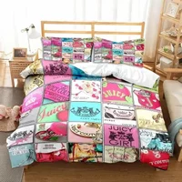 3D J-juicy C-outure All Season Twin Bedding Set 3 Piece Comforter Set Bed Duvet Cover Double King Comforter Cover Home Textiles