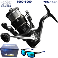 Okuma original all metal spinning wheel fish wheel 1000-5000 model, equipped with fashionable polarized fishing goggles