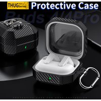 Earphone Protection Case For Samsung Galaxy Buds 4 / Buds 4 Pro Earbuds Cover Shockproof With Keychain Accessories Coque Fundas