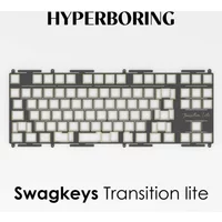 Swagkeys Transition Lite keyboard plate 6.25u 7u PP PC FR4 ( for plate-mounted and pcb-mounted stabs )