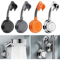 Creative Adjustable Shower Head Holder Suction Cup Wall Mounted Showerhead Bracket Handheld Sprayer Support Bathroom Accessories