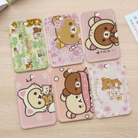 Popular Cute R-Rilakkuma Character 1pc INS Creative Cartoon Student Campus Card Holder For Meal Card, Bus Card, Work Card, Etc