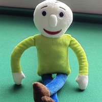 Baldi Basic Plush Embroidered Version (Happy) Humanoid Dolls Funny Dolls Stuffed Toys for Adults PP Cotton Filled