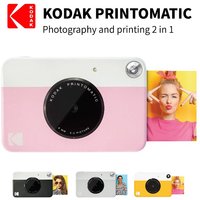 KODAK Printomatic Brand New Digital Instant Printing Camera ZINK Inkless Printing Color Photo Paper Printing Flash+40 Films Set