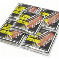 12-strings Folk Acoustic Guitar String Set, Coated Copper Alloy Wound, Stainless Steel Core, Nickel Plated Ball-End, 010