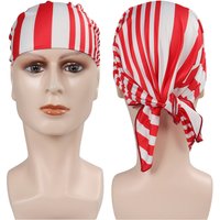 Buggy Anime Live Action TV One Cosplay Piece Fantasia Pirate Cap Hat Scarf Headband Accessory Halloween Carnival Props