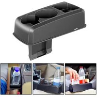 Phone Slot Hanging Organizer with Cup Holder Car Gear Shift Edge Storage Box Multifunctional Car Box Auto Accessories