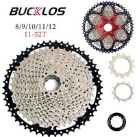 AliExpress BUCKLOS MTB Road Bike 8/9 Speed Cassette Durable Bicycle Freewheel 11-25T/28T/32T/34T/36T/40T Sprocket for HG Hub Cycling Parts