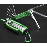 8pcs Folding Hex Key Set Torx Allen Wrench Multi-Tool Flat Head Bicycle Furniture Auto Repair Screwdriver Hand Tools Kit