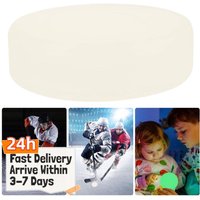 Glow in The Dark Hockey Puck Glowing Hockey Puck 3.54x1.18 In Ice Hockey Ball Versatile Portable for Indoor Outdoor Game