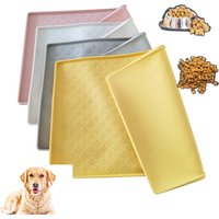 Silicone Pet Food Mat Dog Cat Clacemat For Puppy Bowl Pad Dogs Cats Waterproof Feeding Mat Non-slip Pet Excrement Pads winter