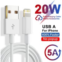 For APPLE USB Cable For iPhone 13 12 11 14 Pro Max XR X XS Max 6S 6 7 8 Plus iPad iPhone Charger Fast Charging Cable Accessories