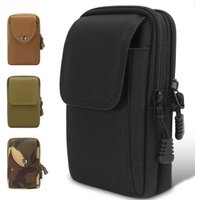 Oxford Waist Packs Vintage Outdoor 6.5inch Sport Mobile Phone Bag Men Wear Belt Waist Bag Mini Chest Bag For Boy Crossbody Bag